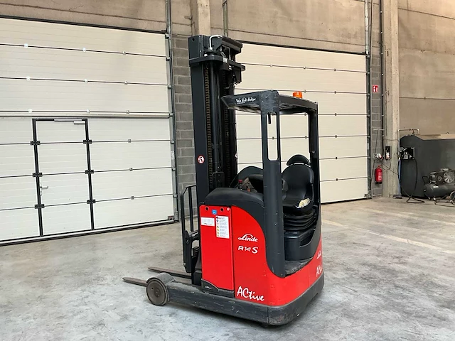 2011 linde r14s active reach truck - afbeelding 1 van  21