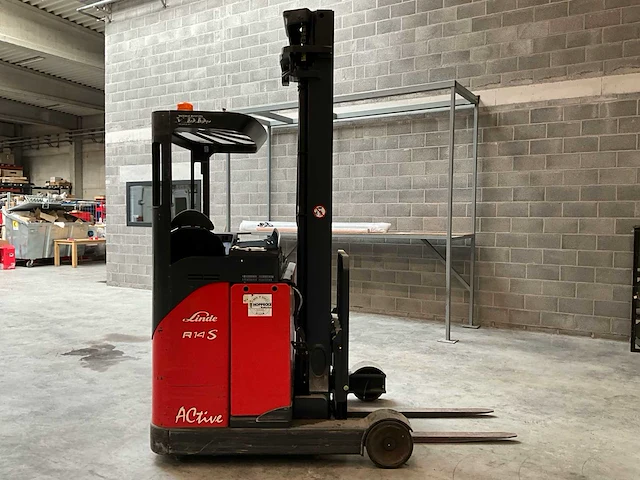 2011 linde r14s active reach truck - afbeelding 17 van  21