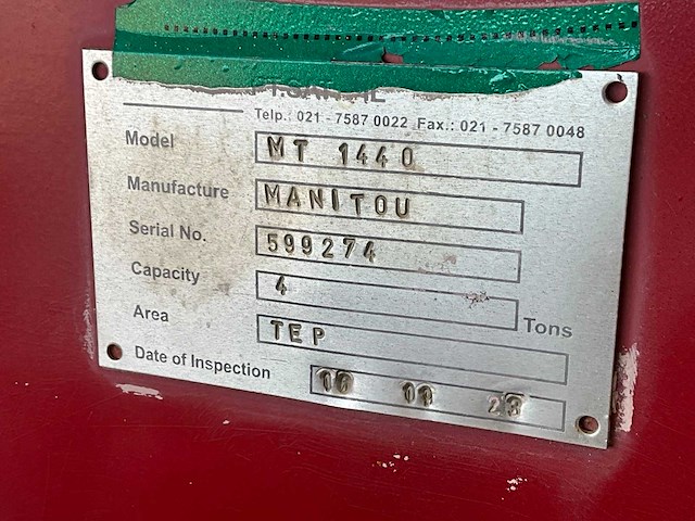 2011 manitou mt1440 verreiker - afbeelding 8 van  20