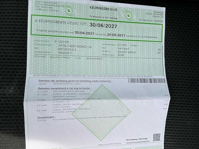 2011 mazda 3 personenauto - afbeelding 16 van  26