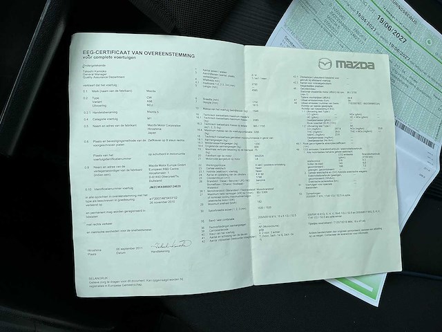 2011 mazda 5 7 plaatsen personenauto - afbeelding 5 van  6