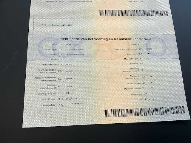 2011 mcm vloeibare chape oplegger - afbeelding 30 van  35