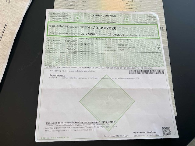 2011 mcm vloeibare chape oplegger - afbeelding 31 van  35