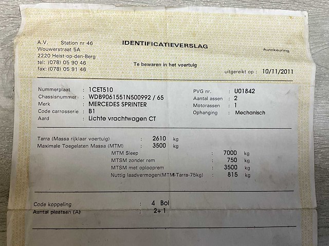 2011 mercedes - trekhaak lichte vracht - afbeelding 48 van  52