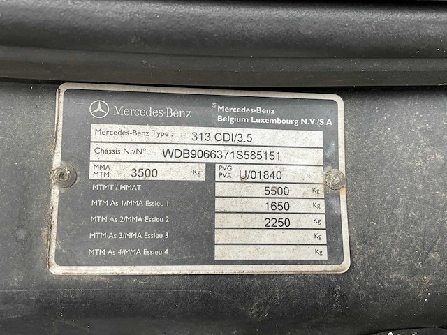 2011 mercedes-benz sprinter 313 - trekhaak - ingericht - afbeelding 42 van  53