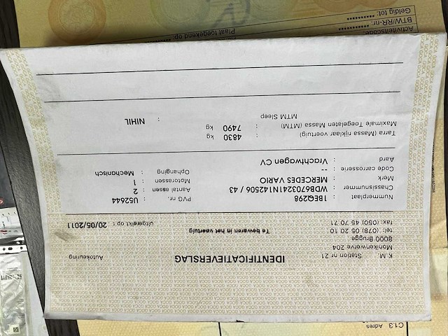 2011 mercedes-benz vario 813 d vrachtwagen - afbeelding 27 van  36