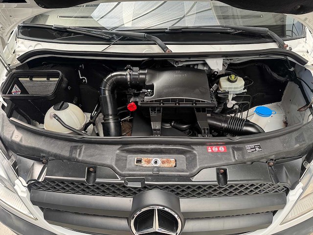 2011 mercedes sprinter - 69000km - dubbele cabine - open laadbak - afbeelding 13 van  20