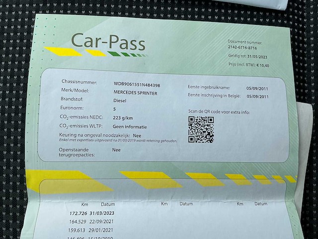 2011 mercedes sprinter 513 cdi/3.5 vrachtwagen - afbeelding 33 van  36