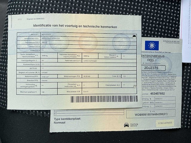 2011 mercedes sprinter 513 cdi/3.5 vrachtwagen - afbeelding 35 van  36