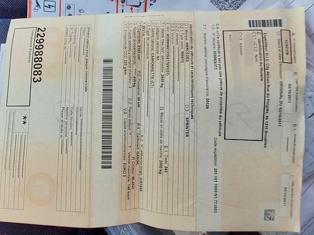 2011 mercedes sprinter pickup truck - afbeelding 8 van  11