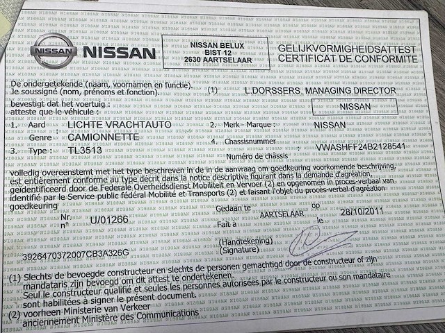 2011 nissan cabstar kipper - functioneel - afbeelding 7 van  17