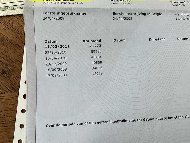 2011 opel zafira - afbeelding 27 van  34