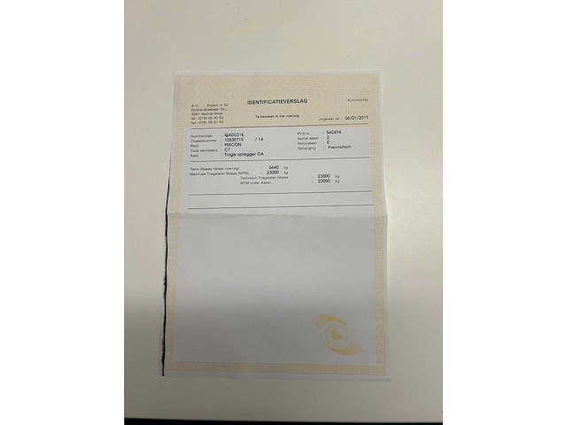 2011 peecon car-go200l2 oplegger - afbeelding 15 van  22