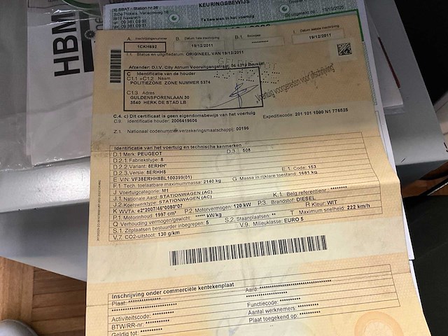 2011 peugeot 508 - afbeelding 35 van  43