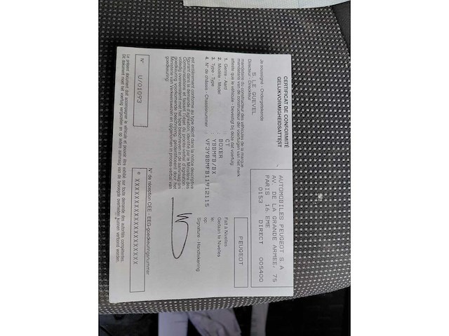 2011 peugeot boxer lichte vrachtwagen - afbeelding 21 van  32