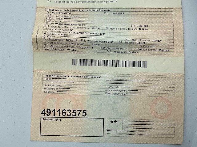 2011 peugeot partner - afbeelding 11 van  23