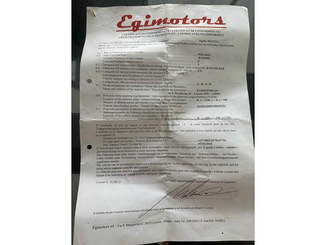 2011 polaris rzr 800 e l7e utv - gekeurd - afbeelding 4 van  13