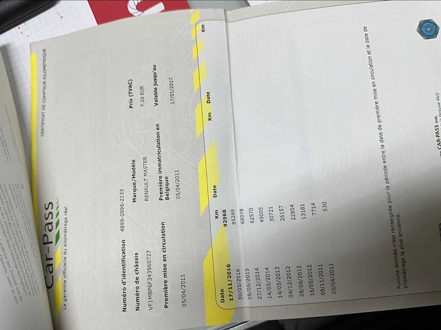 2011 renault master mb auto - afbeelding 33 van  42