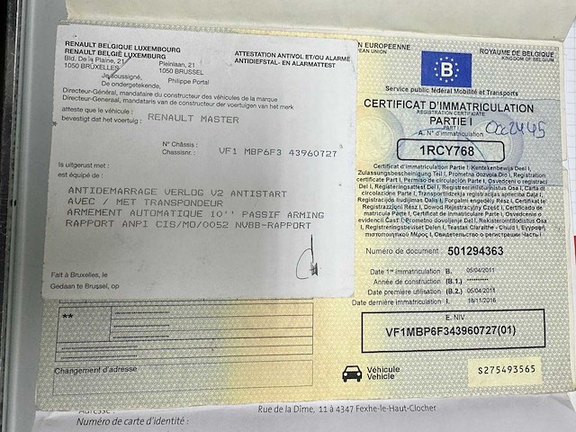 2011 renault master mb auto - afbeelding 35 van  42