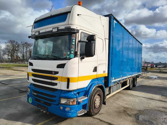 2011 scania r480 - 6x2 bakwagen met laadklep - afbeelding 1 van  28