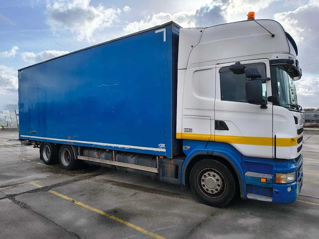 2011 scania r480 - 6x2 bakwagen met laadklep - afbeelding 5 van  28