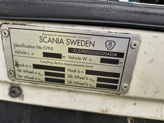 2011 scania r480 - 6x2 bakwagen met laadklep - afbeelding 25 van  31
