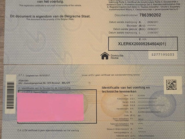 2011 scania r480 - 6x2 bakwagen met laadklep - afbeelding 17 van  20