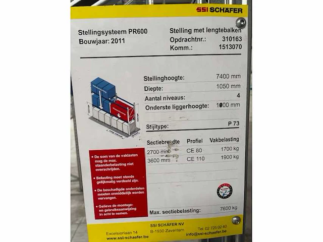 2011 schaeffer palletstelling - afbeelding 4 van  7