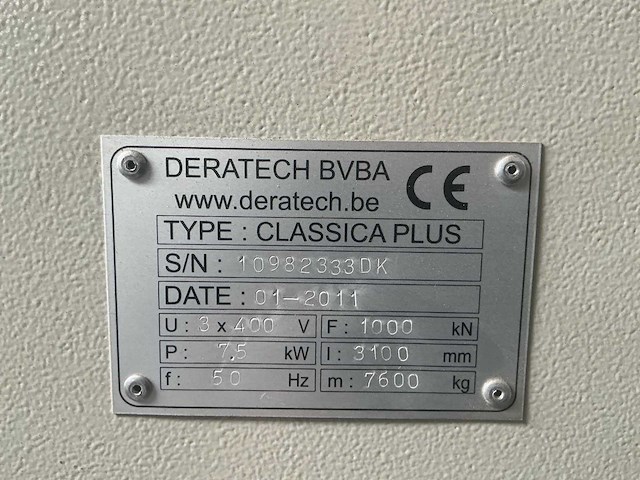2011 seratech classica plus kantbank - afbeelding 4 van  5