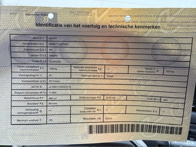 2011 smart for two coupé - afbeelding 15 van  22
