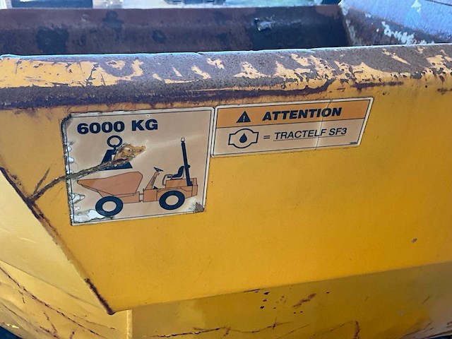 2011 thwaites mach666 6t dumper - afbeelding 13 van  21