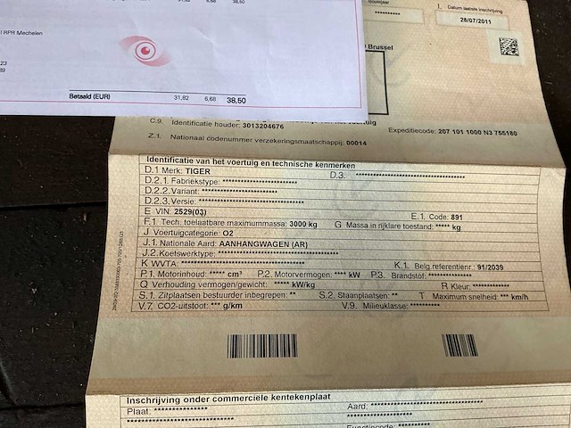 2011 tiger aanhangwagen - afbeelding 2 van  5