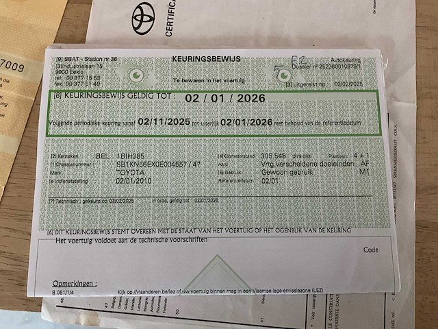 2011 toyota auris personenauto - afbeelding 28 van  31