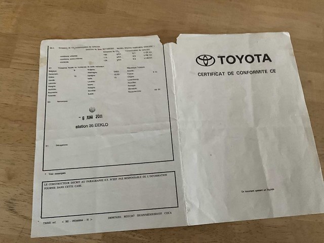 2011 toyota auris personenauto - afbeelding 29 van  31