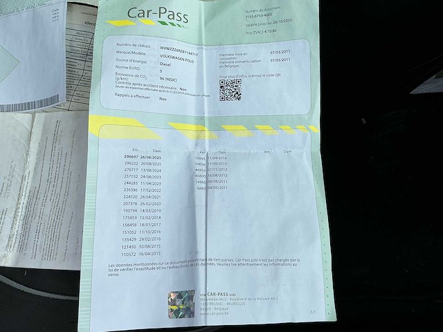 2011 volkswagen polo 1.6 tdi bleumotion personenauto - afbeelding 10 van  13