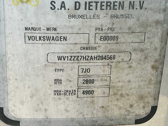 2011 volkswagen transporter tdi bedrijfswagen - afbeelding 7 van  19