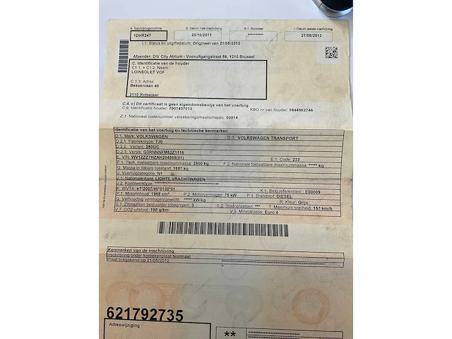 2011 volkswagen transporter tdi bedrijfswagen - afbeelding 10 van  19