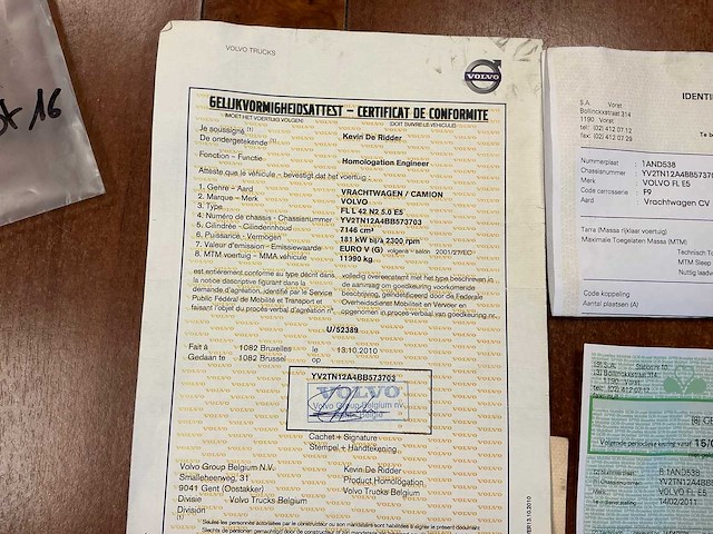 2011 volvo fl e5 vrachtwagen - afbeelding 24 van  33
