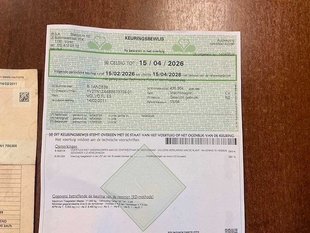 2011 volvo fl e5 vrachtwagen - afbeelding 25 van  33