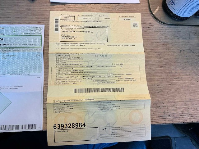 2011 volvo fmfh e5 vrachtwagen - afbeelding 38 van  47