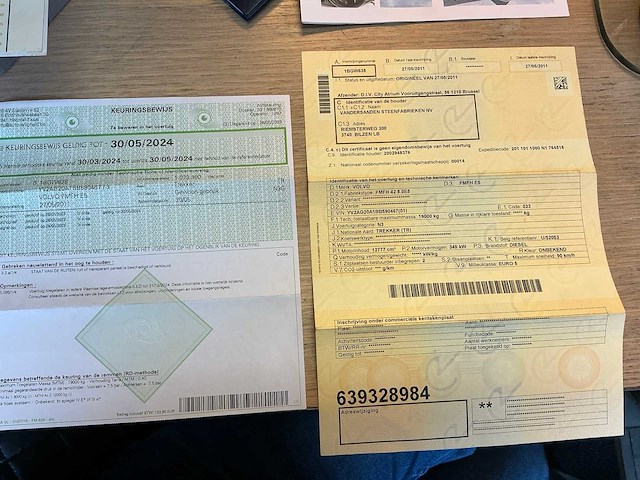 2011 volvo fmfh e5 vrachtwagen - afbeelding 30 van  45