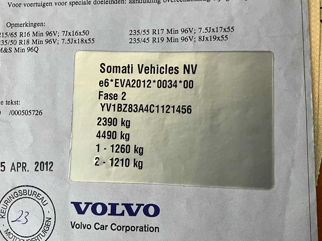 2011 volvo xg70 personenauto - afbeelding 29 van  32