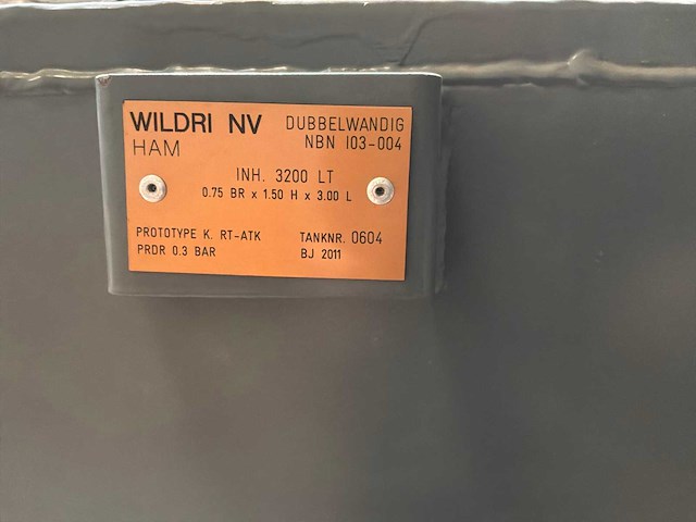 2011 wildri horizontale opslagtank - afbeelding 6 van  6