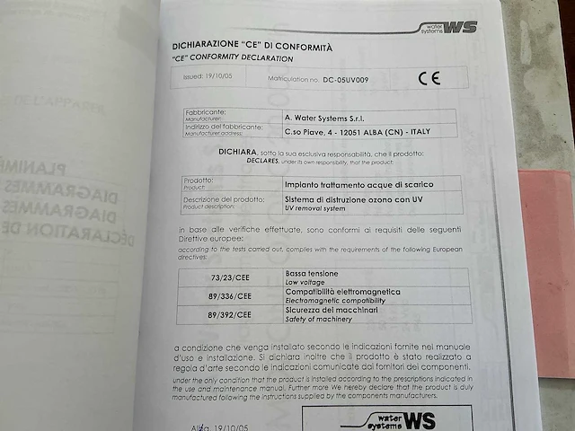 2011 ws ozoner 80r osmose installatie - afbeelding 11 van  23
