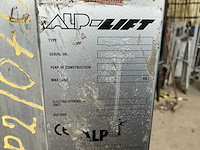 2012 alp-lift lmc 475 manuele platenlift - afbeelding 4 van  12