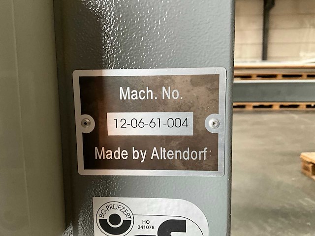 2012 altendorf wa8 formaatzaagmachine - afbeelding 3 van  14