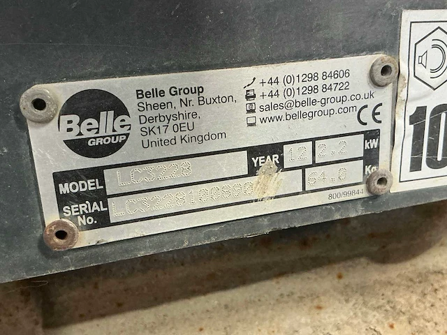 2012 altrad belle pclx 320 trilplaat 11kn benzine - afbeelding 6 van  7