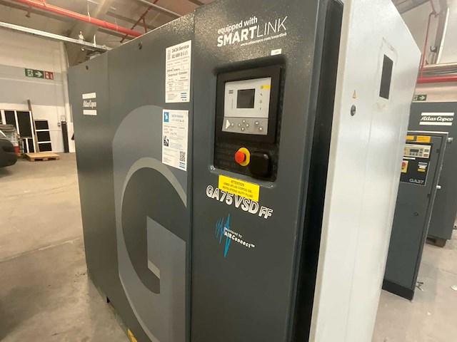 2012 atlas copco ga75 vsd ff - schroefcompressor - afbeelding 5 van  6