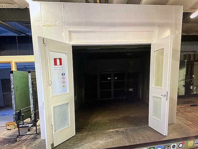 2012 belmeko extractie okp gedemonteerde verfspuitcabine - afbeelding 25 van  25