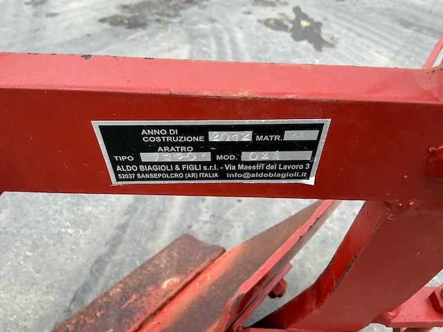 2012 bialigoli v180 duo tuinbouwploeg - afbeelding 4 van  4